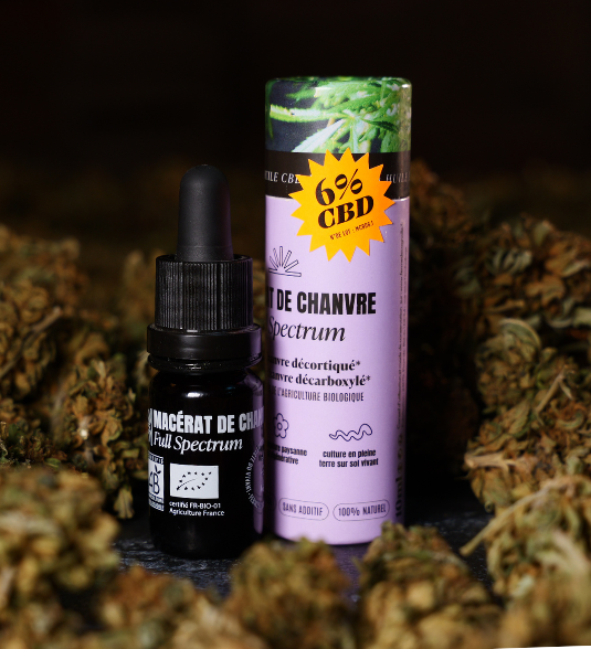 A. Huile de CBD 6% BIO